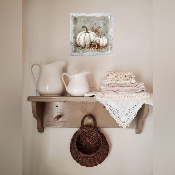 Floral Pumpkin Wall Art - Picture 2 of 4